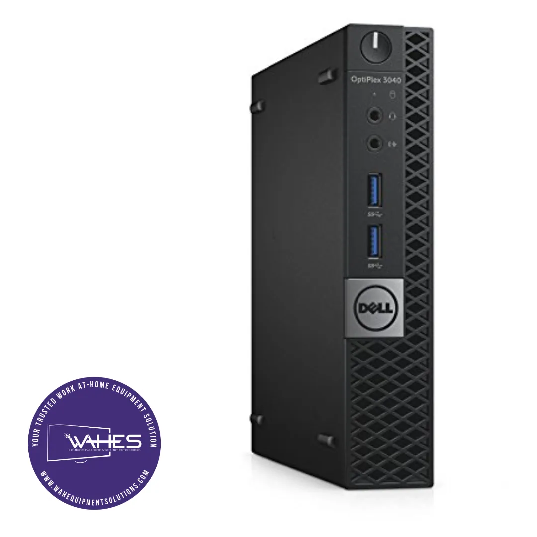 Dell Optiplex 3040 Micro Refurbished GRADE A Dual Desktop PC Set (19-24" Monitor   Keyboard and Mouse Accessories): Intel i5-6500T @ 3.4 Ghz|8GB Ram|500GB SSHD|Call Center Work from Home|School|Office