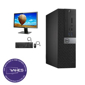 Dell Optiplex 3040 SFF Refurbished GRADE B Single Desktop PC Set (19-24" Monitor   Keyboard and Mouse Accessories): Intel i5-6500 @ 3.4 Ghz|8GB Ram|128GB SSD|WIN 11 PRO|Call Center Work from Home|School|Office