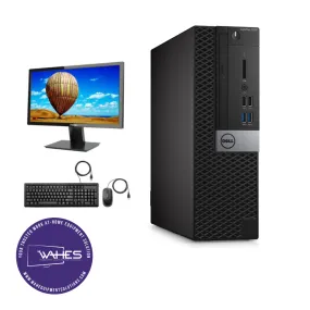 Dell Optiplex 5050 Refurbished GRADE A Single Desktop PC Set (20-24" Monitor   Keyboard and Mouse Accessories): Intel i5-7th Gen's|8gb ram| 256GB SSD |WIN 11 PRO|Arise Work from Home Ready