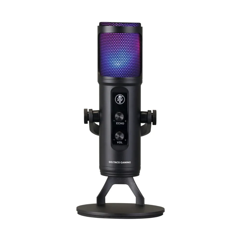 Deltaco Gaming Streaming RGB Microphone