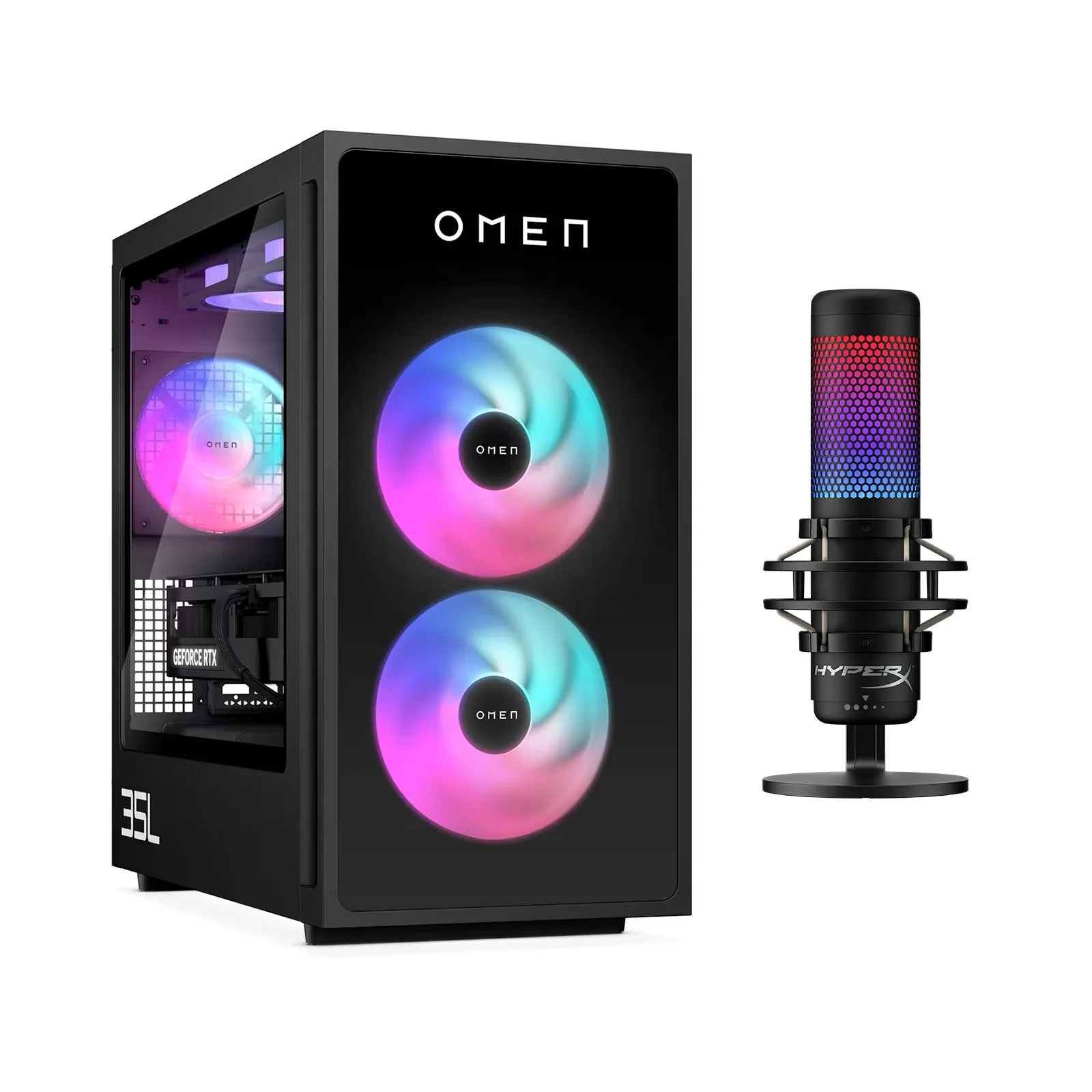Desktop Bundle - OMEN 35L Gaming Desktop GT16-0004na   QuadCast S