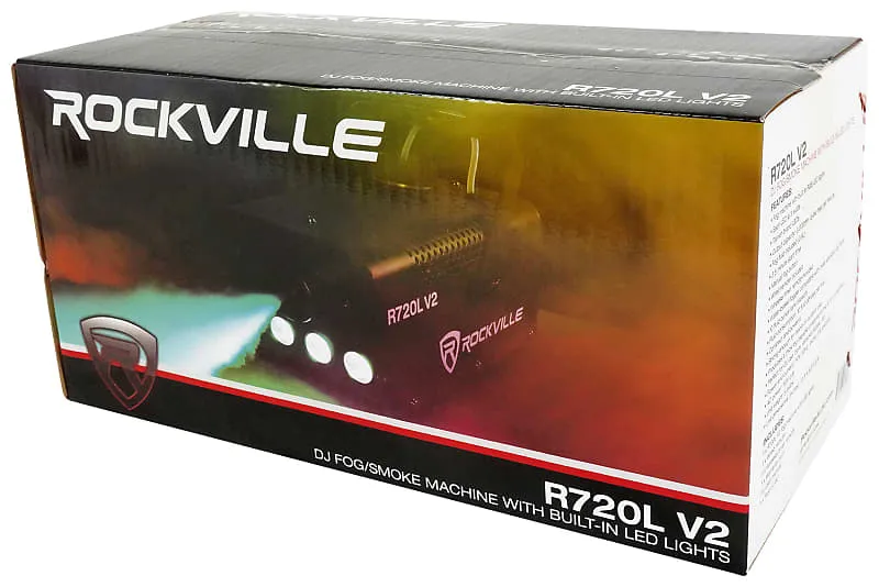 DJ Kit Rockville RPG102K with 10" Speakers   Mic   Stands   Front   Overhead Light   LED Fog RPG102K RFAAW DJ PACK 3