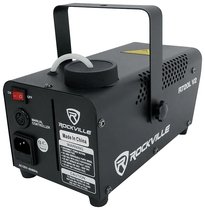 DJ Kit Rockville RPG102K with 10" Speakers   Mic   Stands   Front   Overhead Light   LED Fog RPG102K RFAAW DJ PACK 3