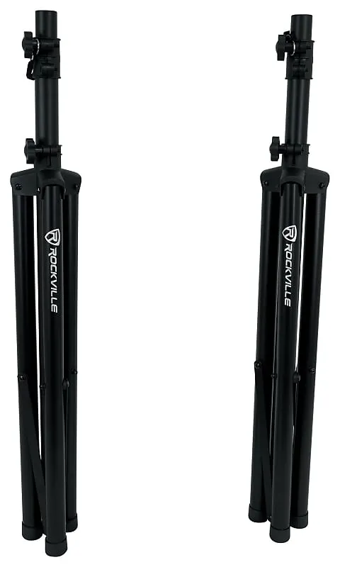 DJ Kit Rockville RPG102K with 10" Speakers   Mic   Stands   Front   Overhead Light   LED Fog RPG102K RFAAW DJ PACK 3