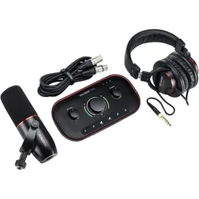 Dynamic Microphone Focusrite Two Studio Dm2 and Hp60V, black