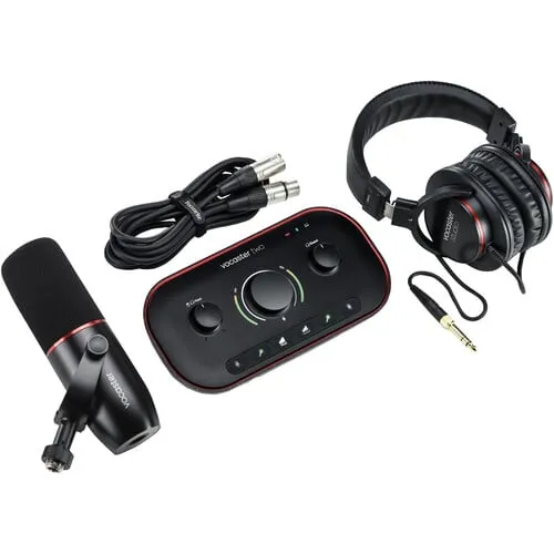 Dynamic Microphone Focusrite Two Studio Dm2 and Hp60V, black
