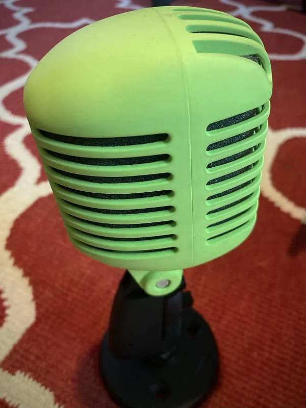 Dynamic microphone Shure 55SH Series II Unidyne Cardioid Dynamic Microphone (rare lime green!!!)