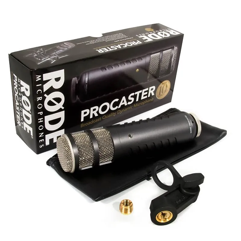 Dynamic Vocal Microphone RODE Procaster Cardioid Dynamic Broadcast Microphone