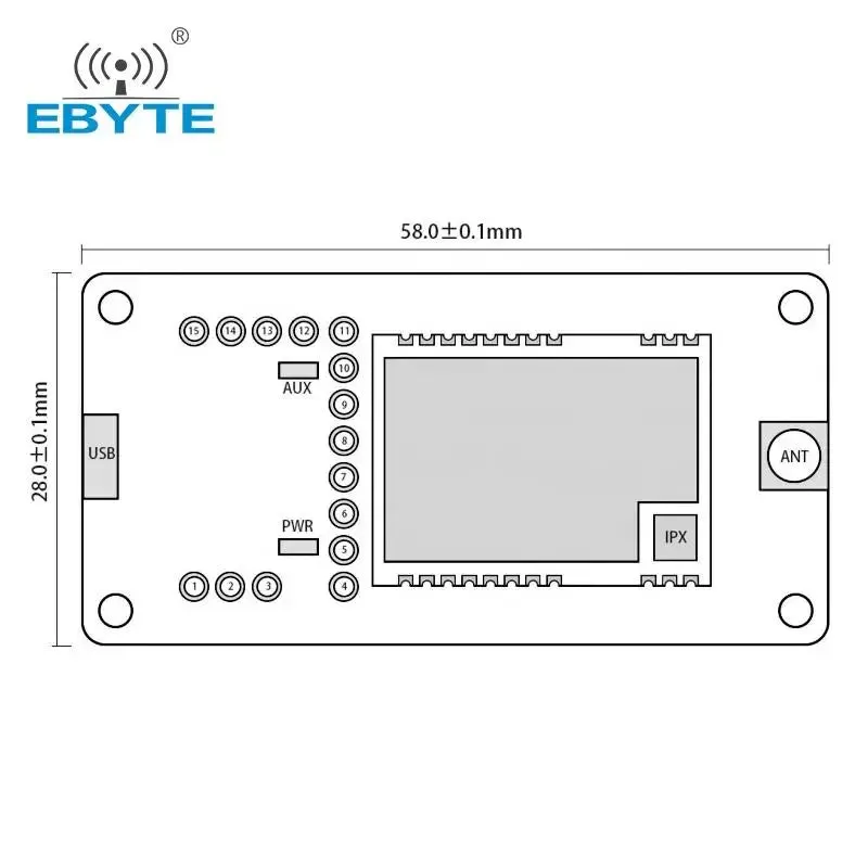 Ebyte USB TO TTL wireless module test board 433 E30-433TBL-01 433mhz rf module transmitter receiver usb test kits Module test