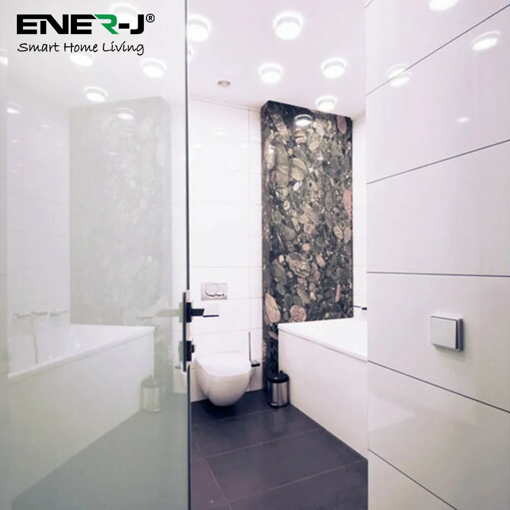 ENER-J Mini FOB Wireless Switch 1 Gang, Black  for ECO RANGE   500W RF Receiver