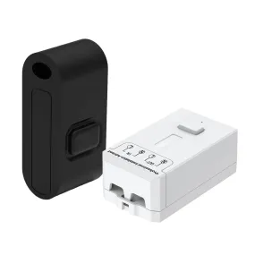 ENER-J Mini FOB Wireless Switch 1 Gang, Black  for ECO RANGE   500W RF Receiver