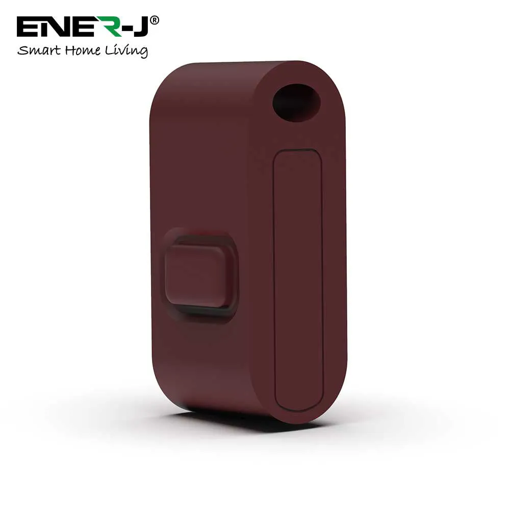 ENER-J Mini FOB Wireless Switch 1 Gang, Black  for ECO RANGE   500W RF Receiver