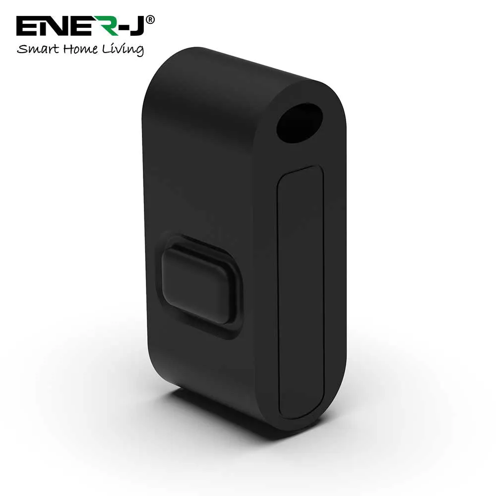 ENER-J Mini FOB Wireless Switch 1 Gang, Black  for ECO RANGE   500W RF Receiver