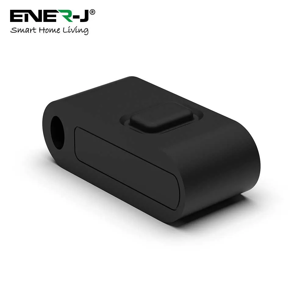 ENER-J Mini FOB Wireless Switch 1 Gang, Black  for ECO RANGE   500W RF Receiver