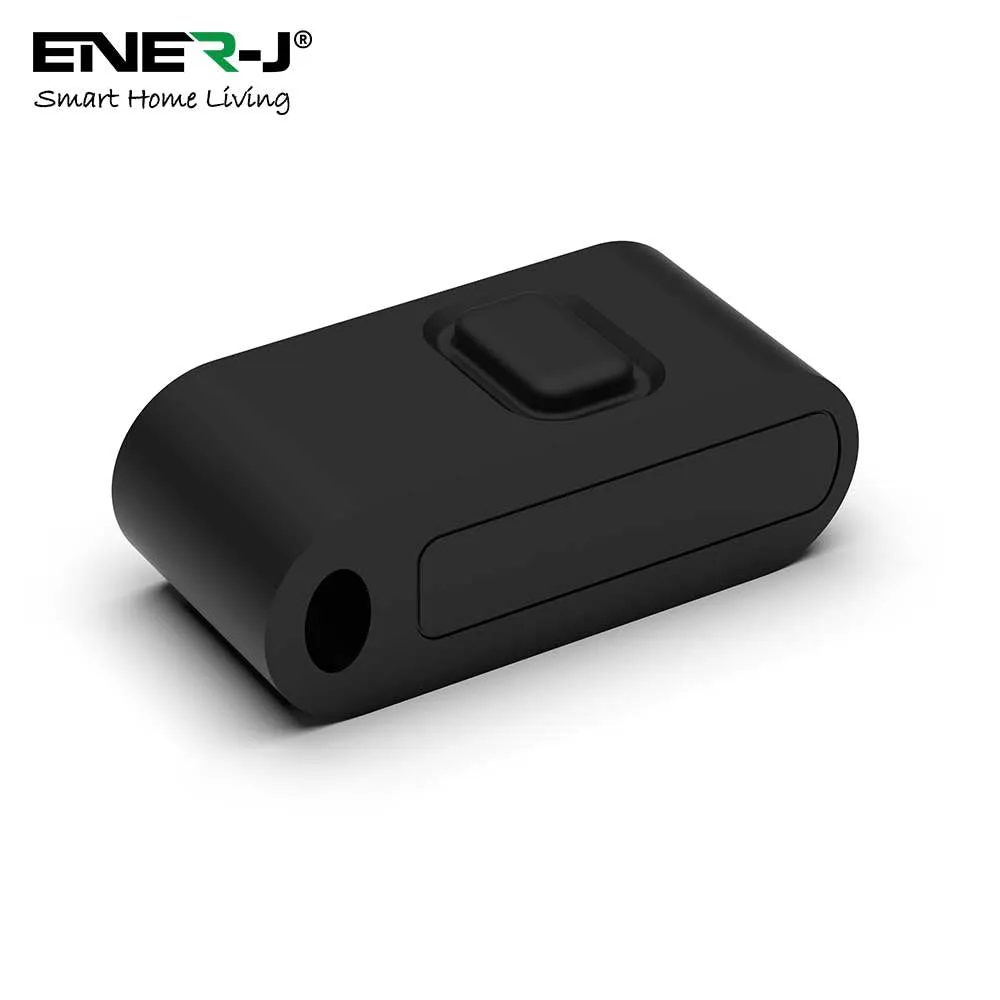 ENER-J Mini FOB Wireless Switch 1 Gang, Black  for ECO RANGE   500W RF Receiver