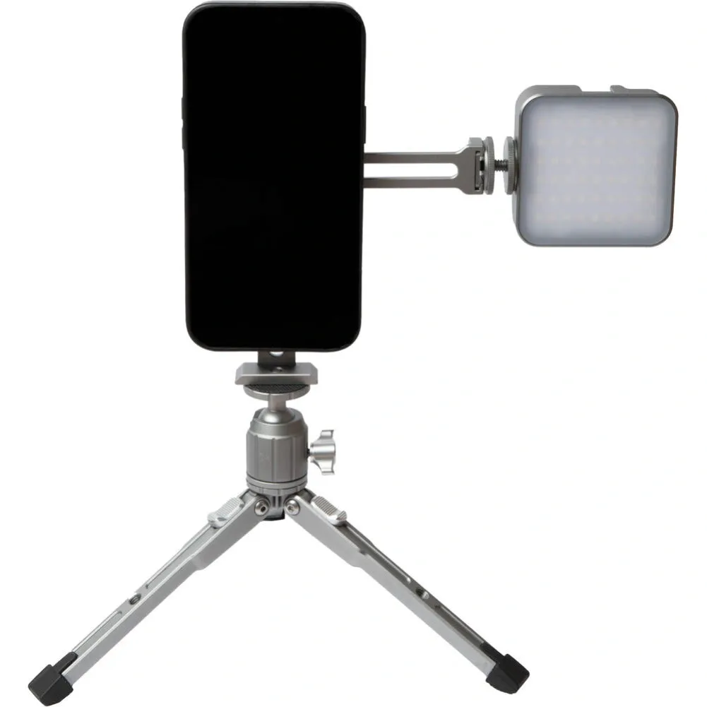 Explorer MX-KIT Magnetic Tripod Phone Mount for MagSafe with Table Top Tripod and LED