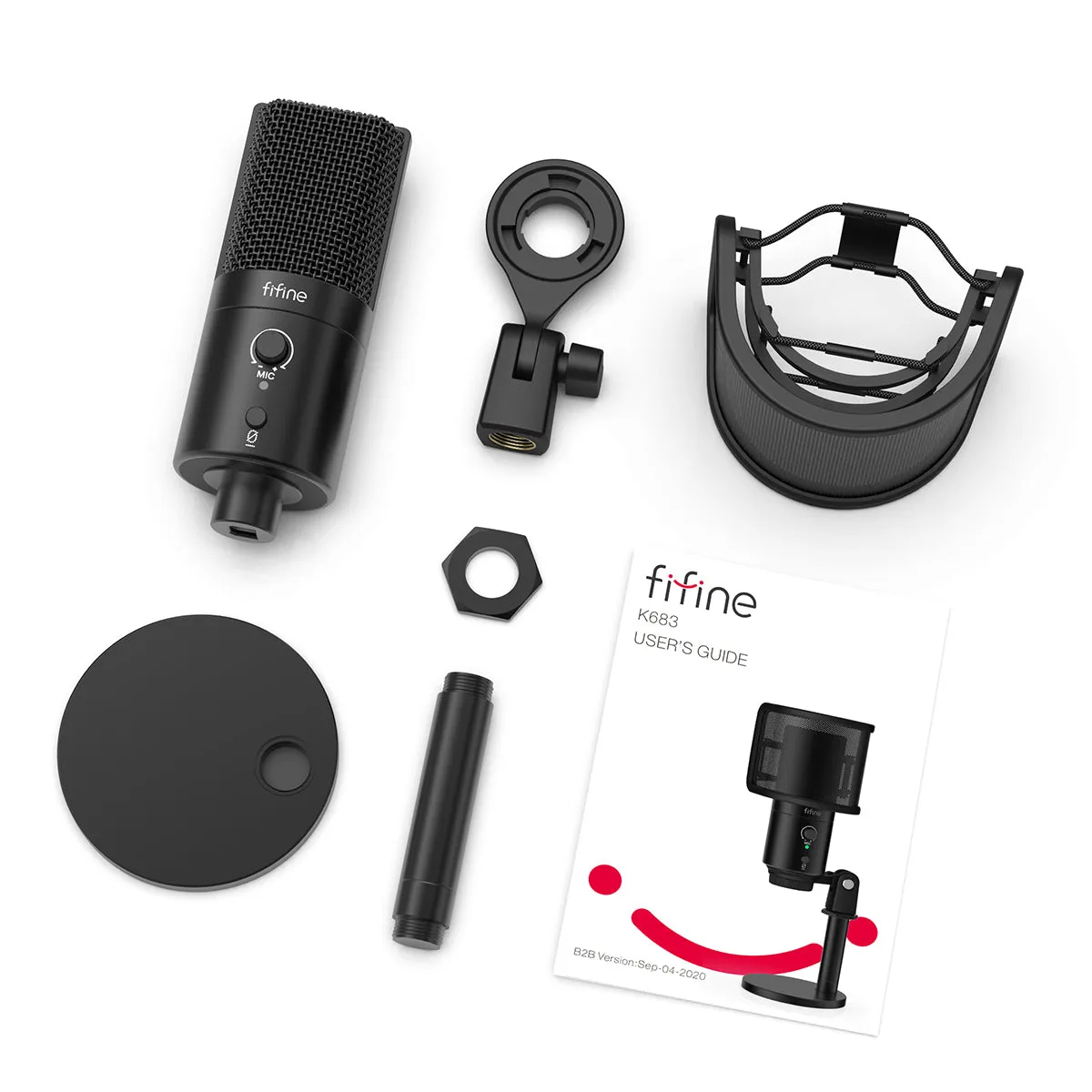 Fifine x DELE K683B USB Condenser Microphone