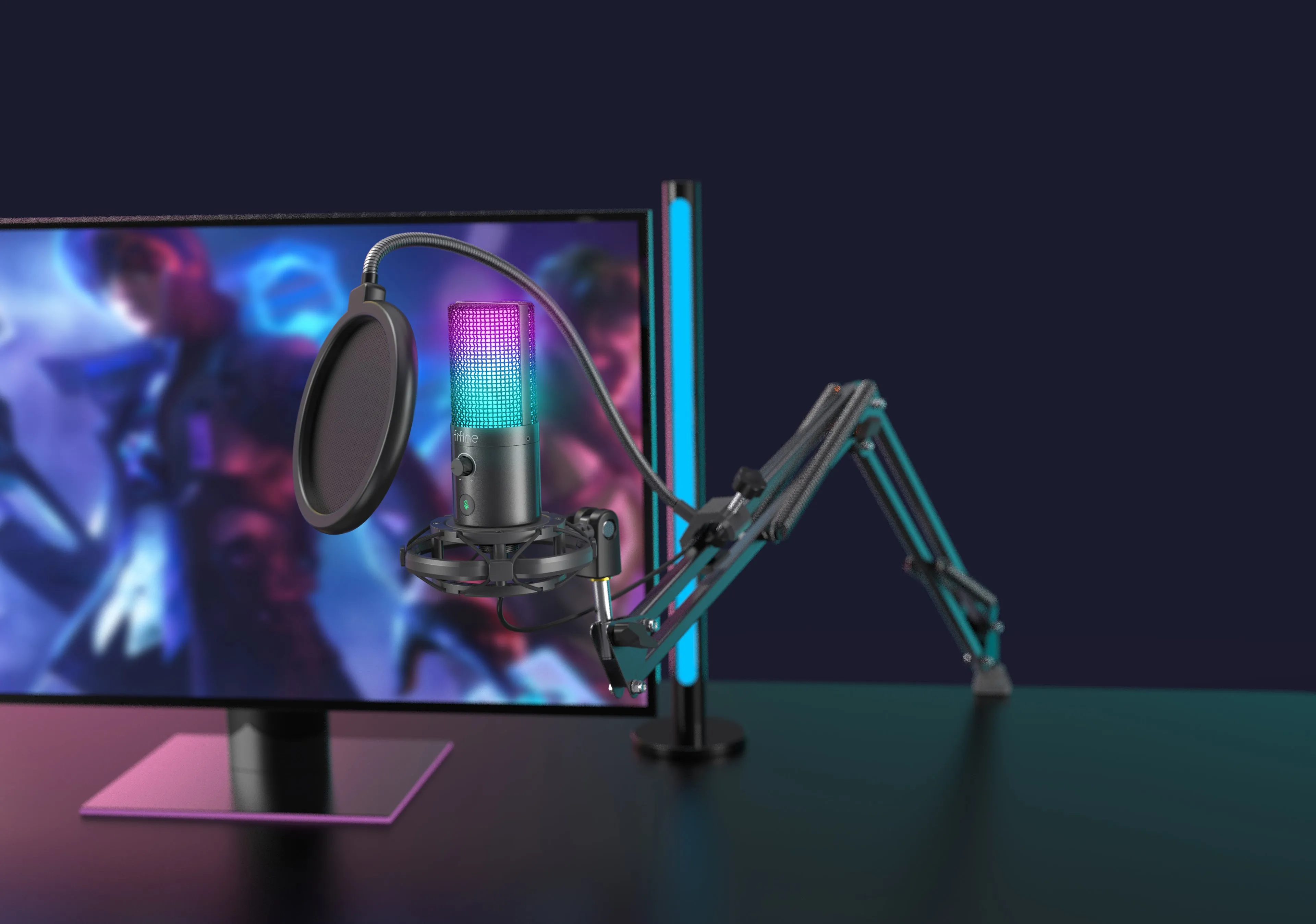 Fifine x DELE T669 PRO3 USB Microphone Bundle