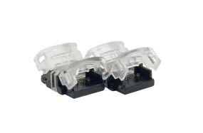 FluxTech - 4-Pin RGB LED Strip to Strip Connector for 10mm Waterproof 5050 LED Strip Light