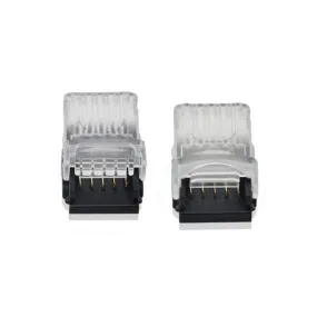 FluxTech 5-Pin RGB CCT LED Strip to Wire Connector for 12mm Watreproof 5050 LED Strip Light