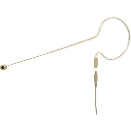 Galaxy Audio ESM8-UBG-4AT Beige Single Ear Uni-Directional Earset Microphone with 4 Cables for Audio-Technica