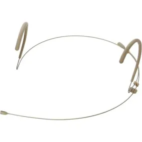 Galaxy Audio HSM8-OBG-4ATCH Beige Dual Ear Omni-Directional Headset Microphone with 4 Cables for Audio-Technica Gen 2 Models