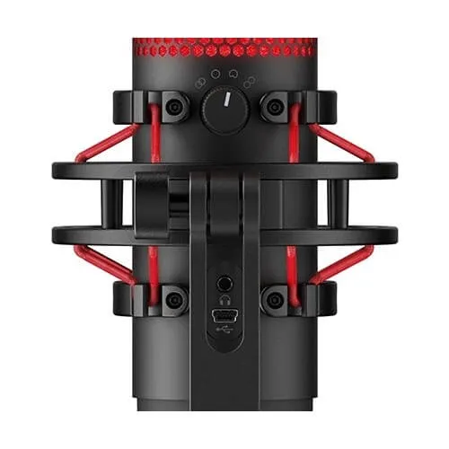 Gaming microphone (for streaming) HyperX QuadCast, black/red