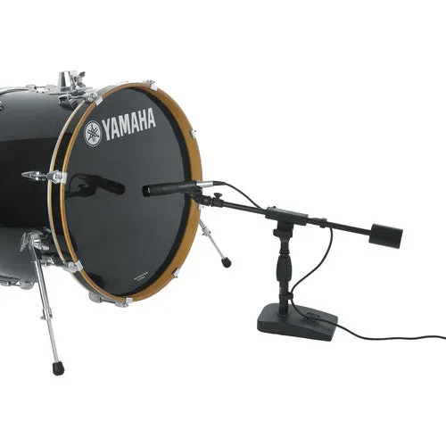 Gator Cases Telescoping Boom Mic Stand for Podcasting or Bass Drum
