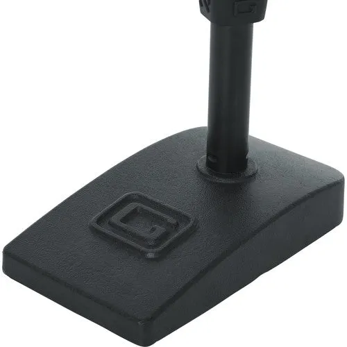 Gator Cases Telescoping Boom Mic Stand for Podcasting or Bass Drum