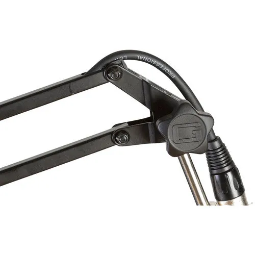 Gator GFWMICBCBM1000 Frameworks Desk-Mounted Broadcast/Podcast Boom Arm Mic Stand