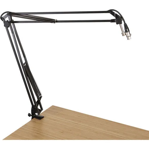 Gator GFWMICBCBM1000 Frameworks Desk-Mounted Broadcast/Podcast Boom Arm Mic Stand