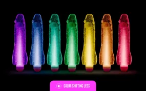 Glow Dicks - Molly Glitter Vibrator