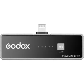 Godox MoveLink LT RX Compact Dual-Channel Digital Wireless Receiver for iPhone (2.4 GHz)