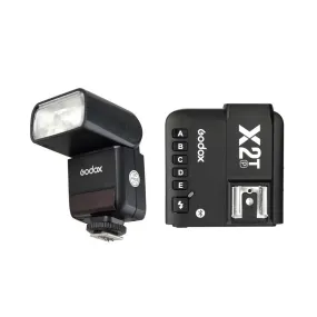Godox TT350P 2.4G TTL HSS Speedlite Flash and X2T-P Trigger Kit for Pentax - Bundle