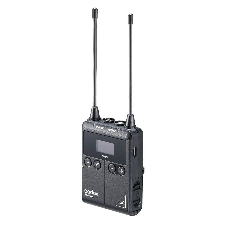 Godox WmicS1 UHF Lavalier Wireless Microphone System