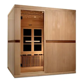 Golden Designs Catalonia 8-person Near Zero EMF FAR Infrared ADA Sauna | GDI-6880-02
