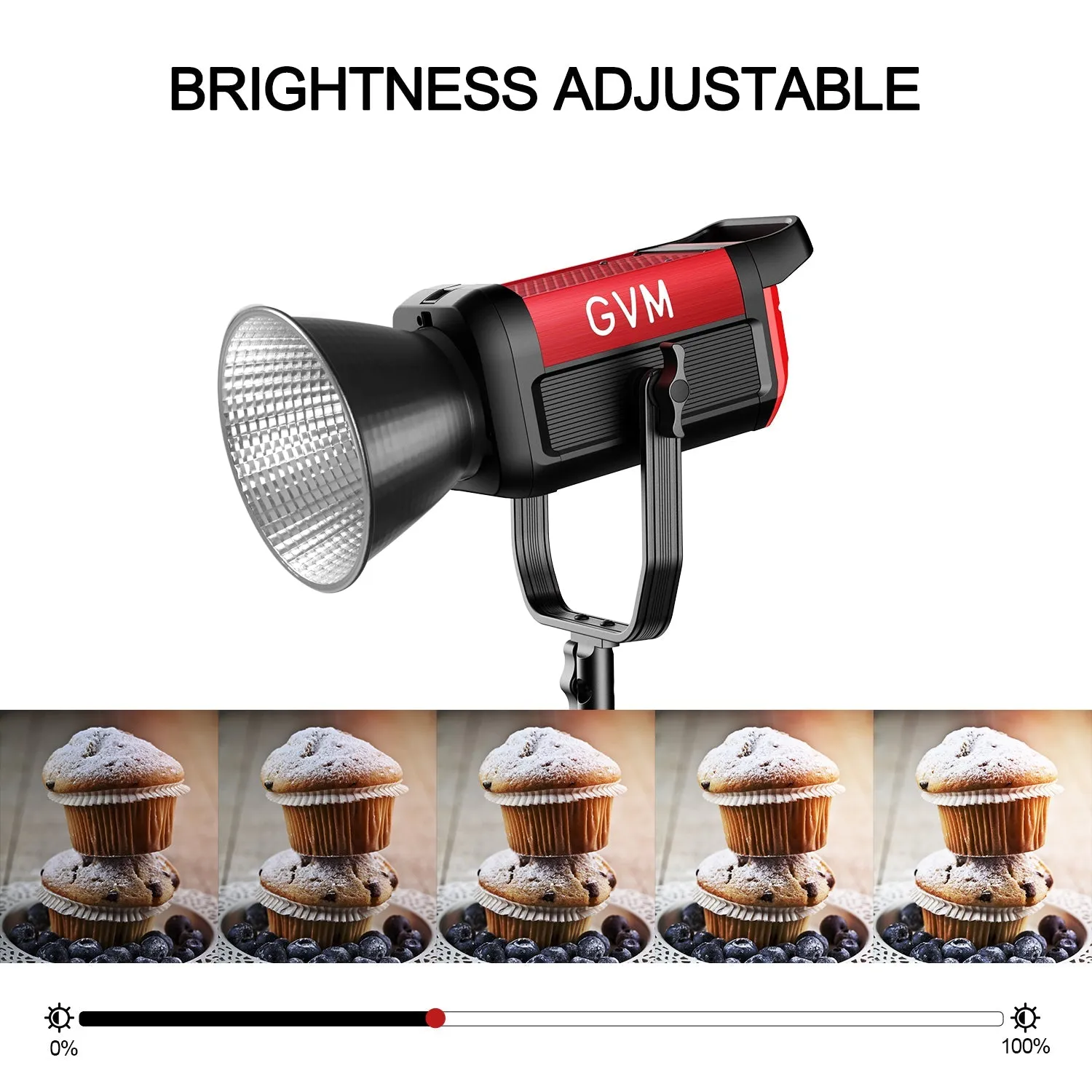 GVM PRO-SD300B 300W Bi-Color Monolight With Softbox  3 kits