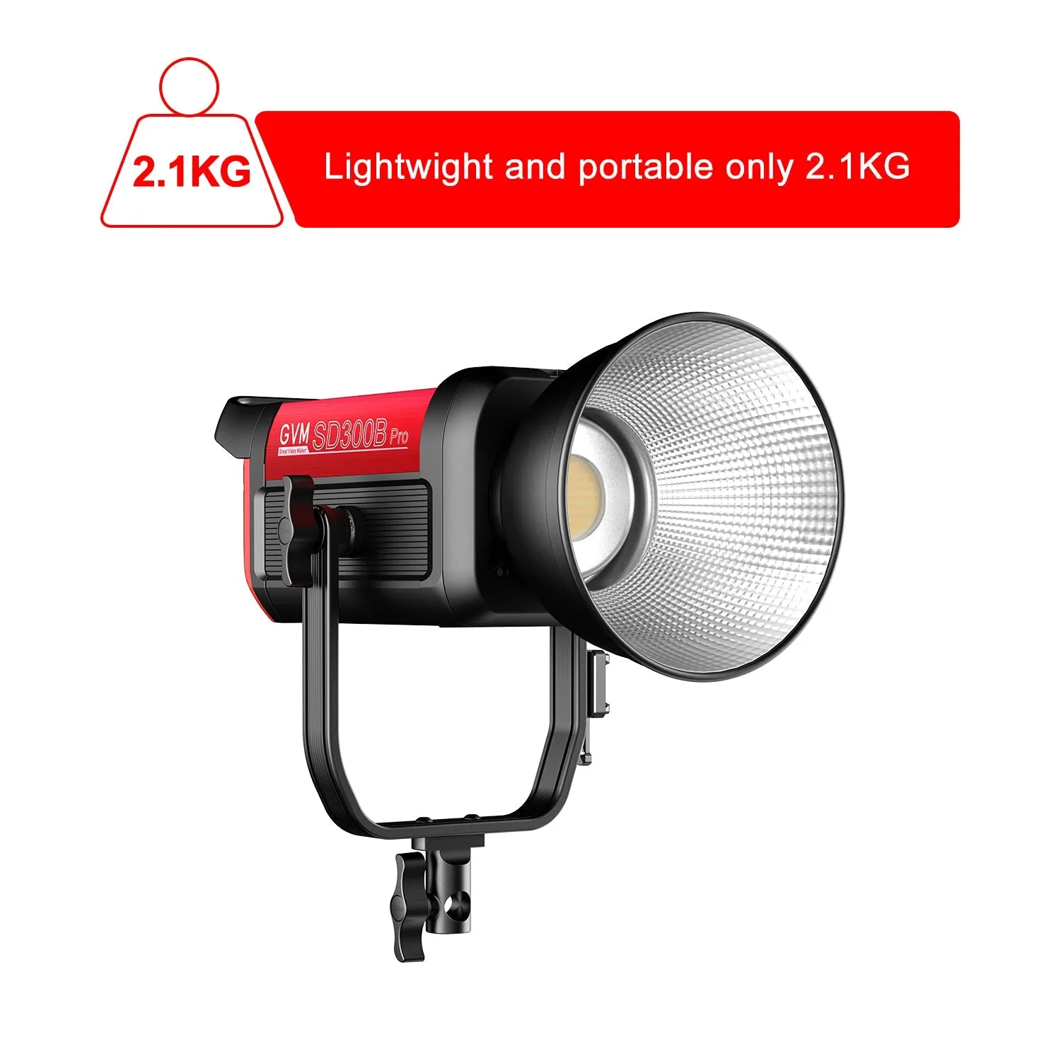 GVM PRO-SD300B 300W Bi-Color Monolight With Softbox  3 kits