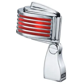 Heil Fin-B-B Chrome Mic With Red Led Mic