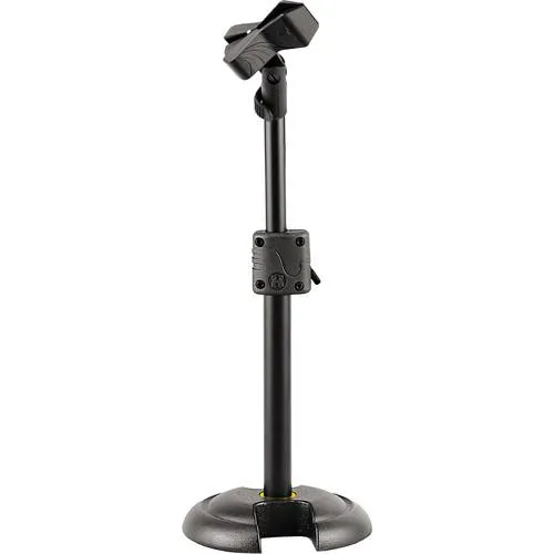 Hercules MS100B H-Base Microphone Stand With Ez Mic Clip