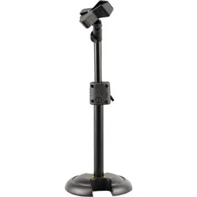 Hercules MS100B H-Base Microphone Stand With Ez Mic Clip