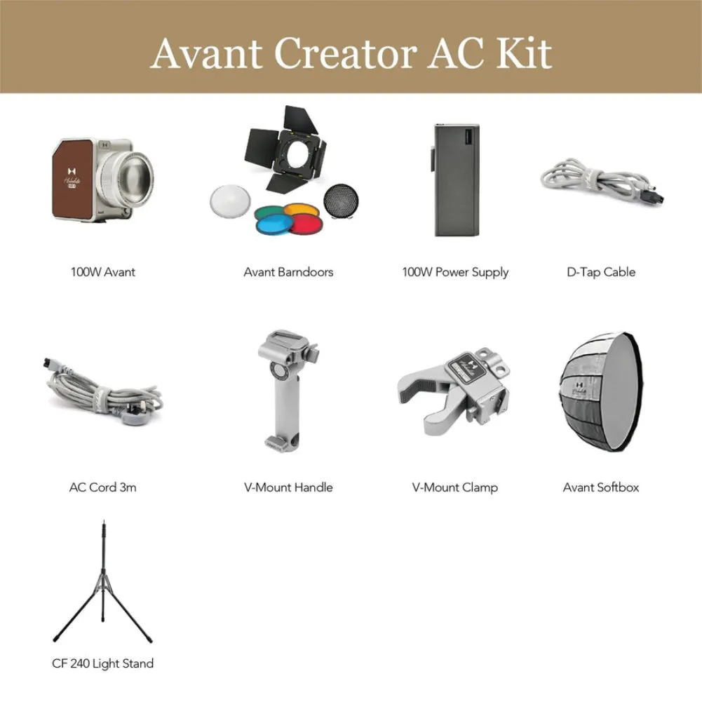 Hobolite Avant 100W Bi-Color Continuous LED AC Light Kit