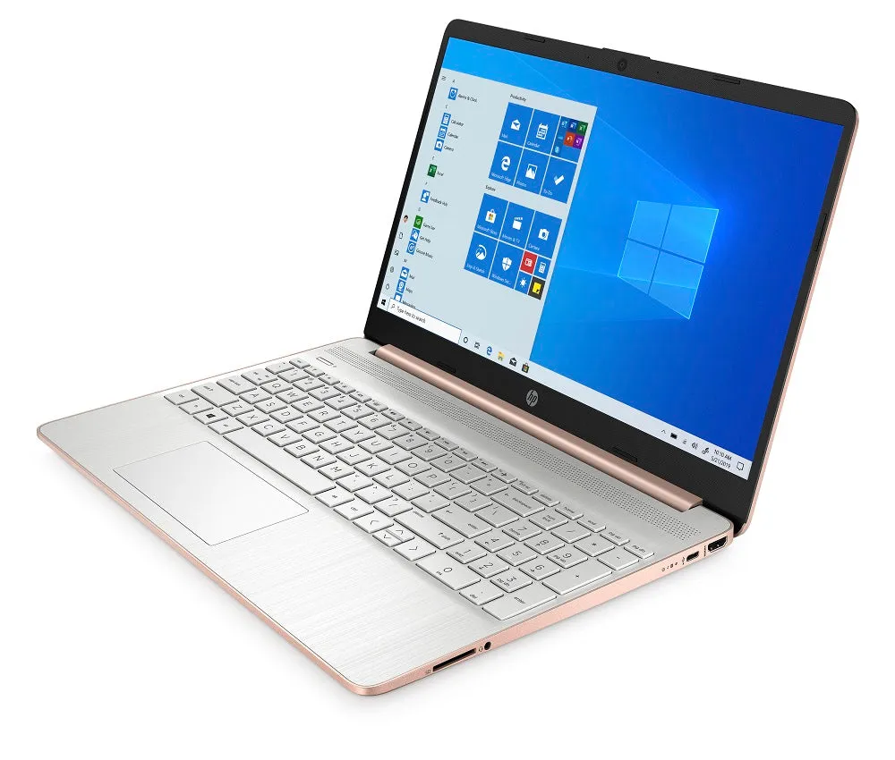 HP 15.6" Laptop - AMD Athlon 4GB RAM 256GB SSD - Pale Rose Gold