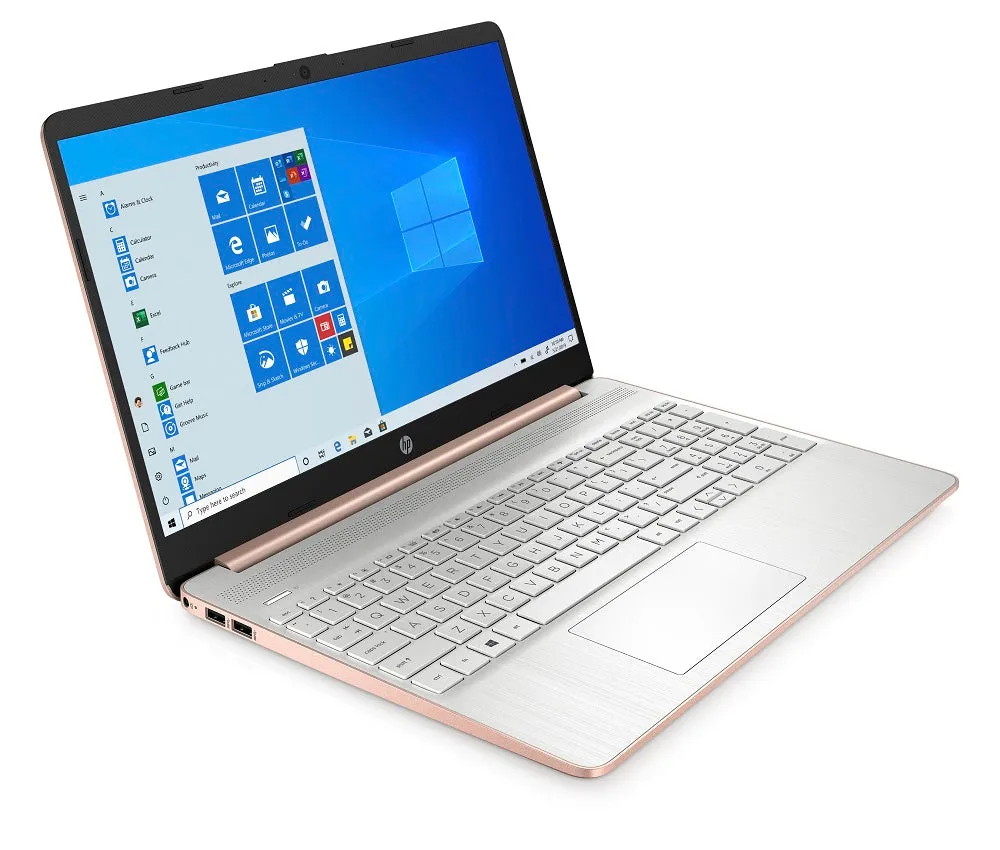 HP 15.6" Laptop - AMD Athlon 4GB RAM 256GB SSD - Pale Rose Gold