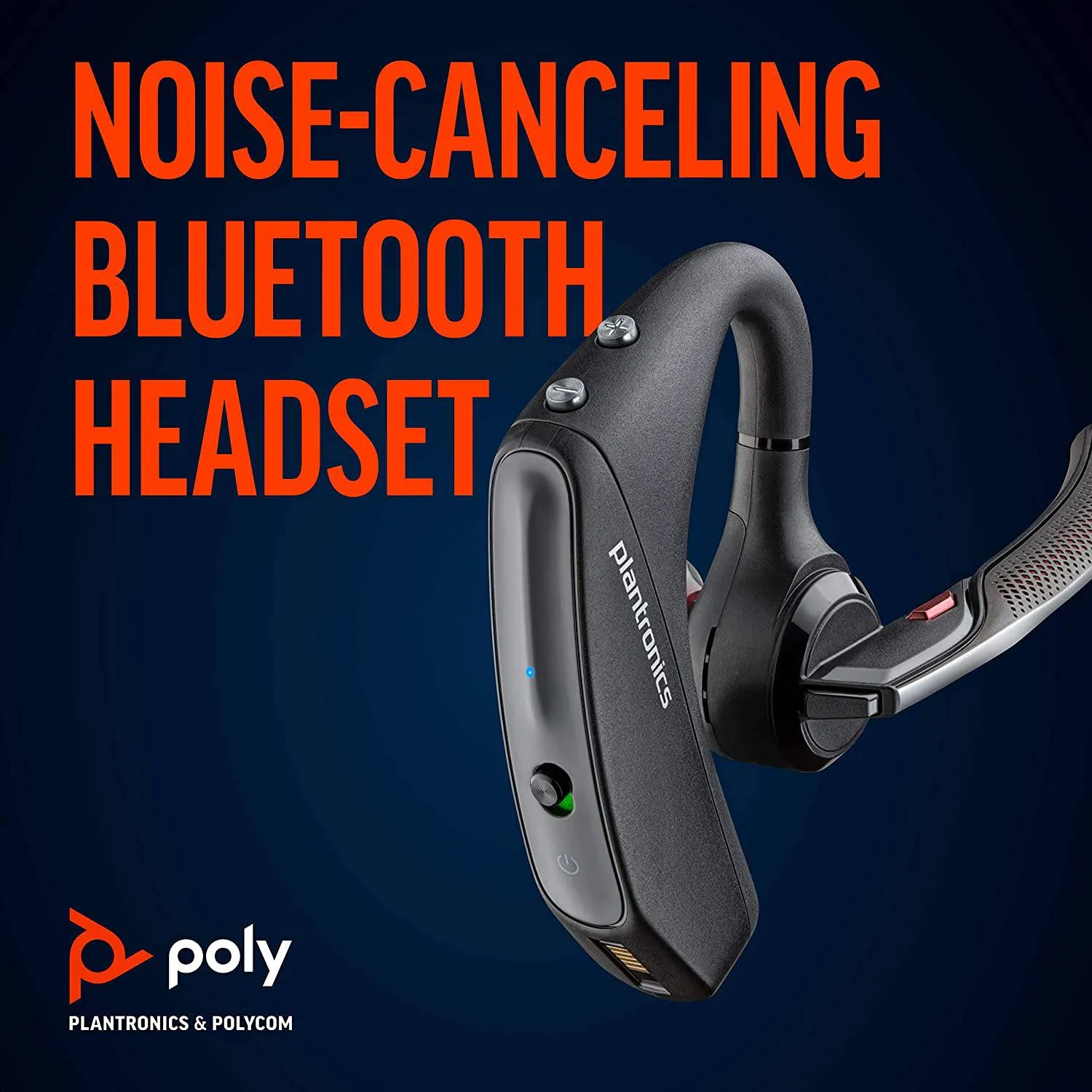 HP Poly (Plantronics) VOYAGER 5200 UC,B5200, Bluetooth Headset (2 Years Manufacture Local Warranty In Singapore)