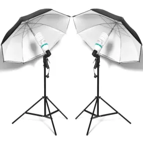 Hypop 250W Double Umbrella Continuous Lighting Kit