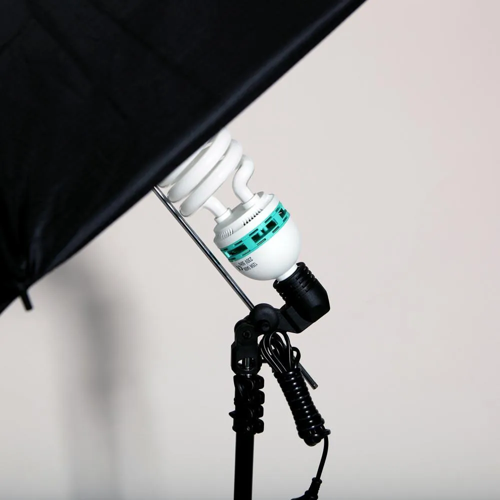 Hypop 250W Double Umbrella Continuous Lighting Kit