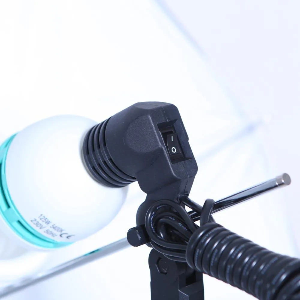 Hypop 250W Double Umbrella Continuous Lighting Kit