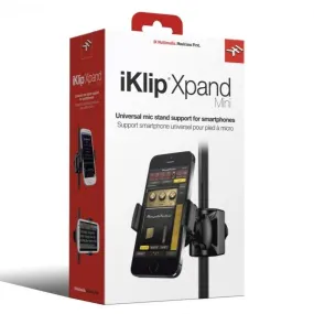 IK Multimedia IP-IKLIP-XPANDM iKlip Xpand Mini Adjustable Mic Stand Mount for Smartphones