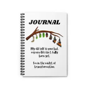 I'm in the midst of transformation - Spiral Notebook - Ruled Line